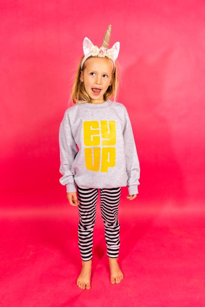 KIDS - EY UP Grey Sweater