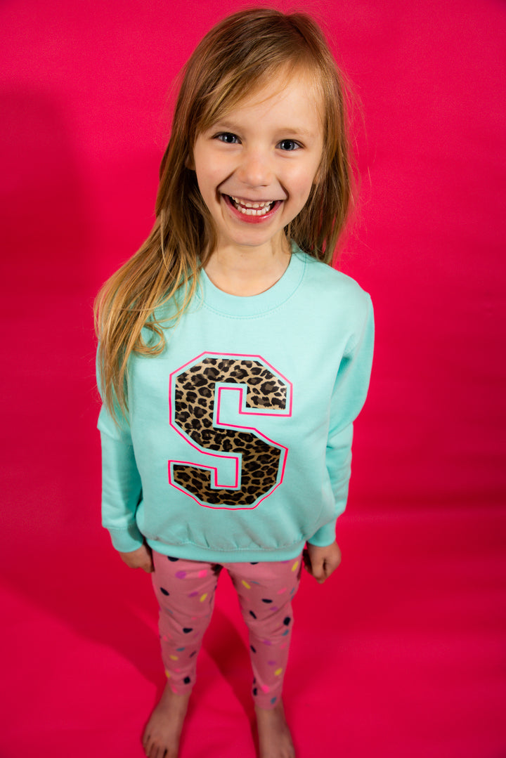 KIDS - Leopard Letters - Sweater