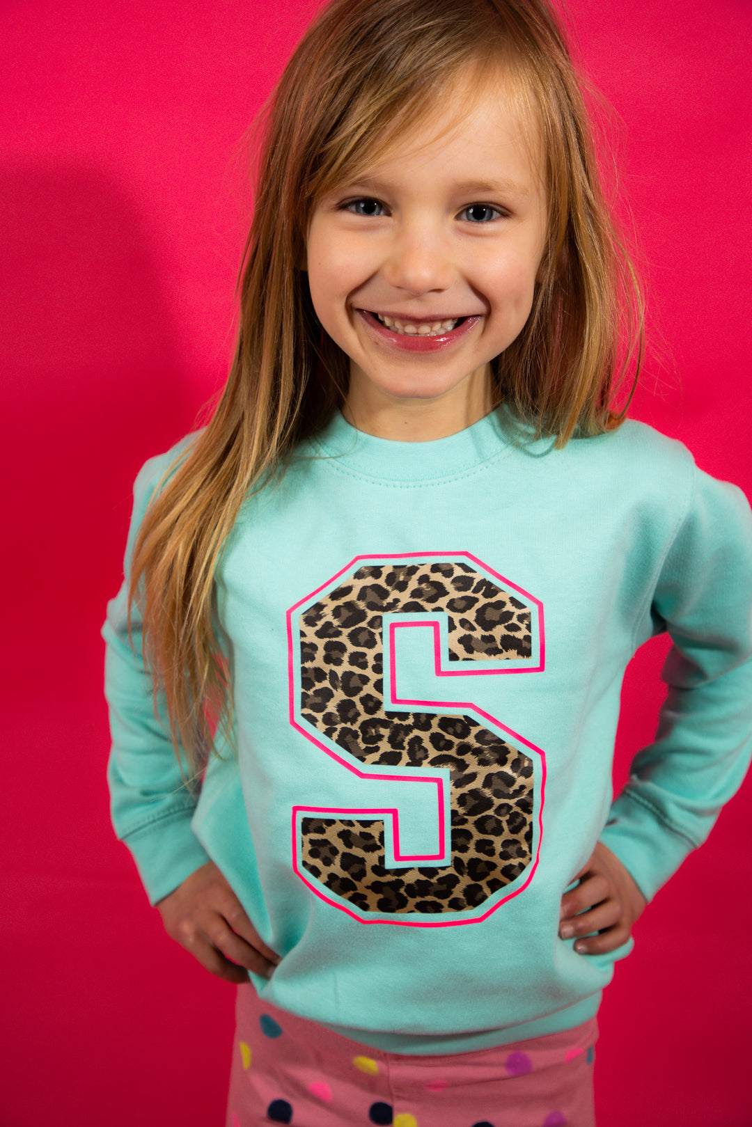 KIDS - Leopard Letters - Sweater